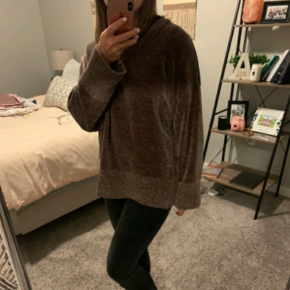 Zara Chenille Oversized Sweater - Picture 5 of 8